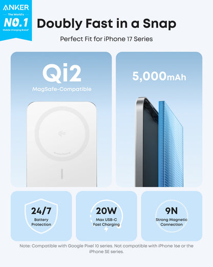 Anker Nano Power Bank (5K, MagGo, Slim) — photo 8 of 10