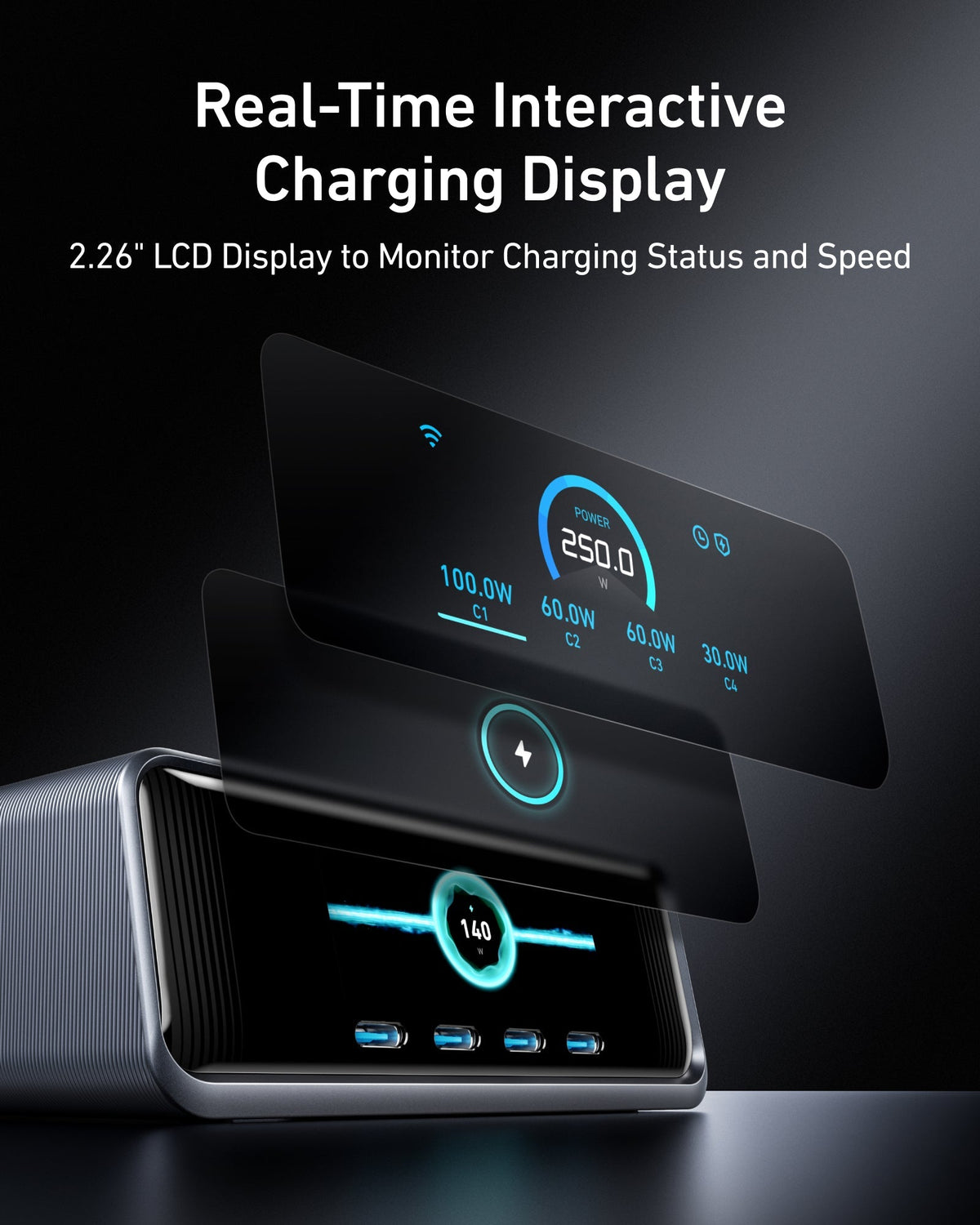 Anker Prime Charger (250W, 6 Ports, GaNPrime) — photo 4 of 7