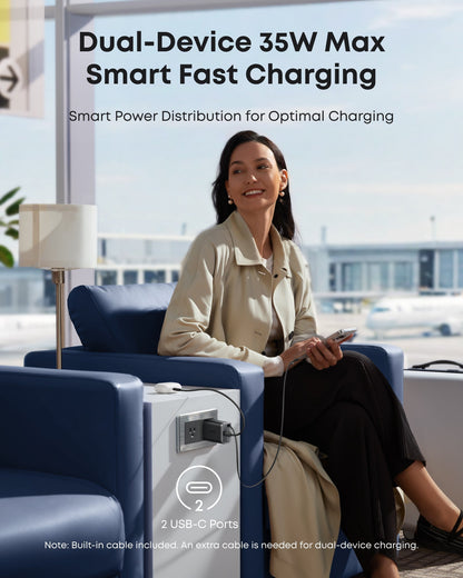 Anker Nano Charger (35W, Built-In Retractable USB-C Cable) — photo 10 of 10