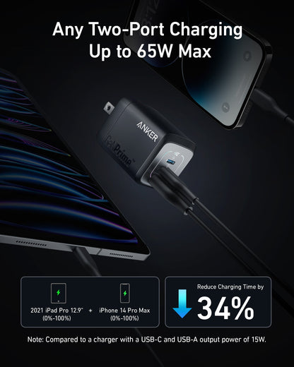 Anker Prime 67W GaN Wall Charger (3 Ports) — photo 3 of 6