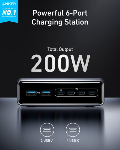Anker Prime Charger (200W, 6 Ports, GaN) — photo 2 of 6