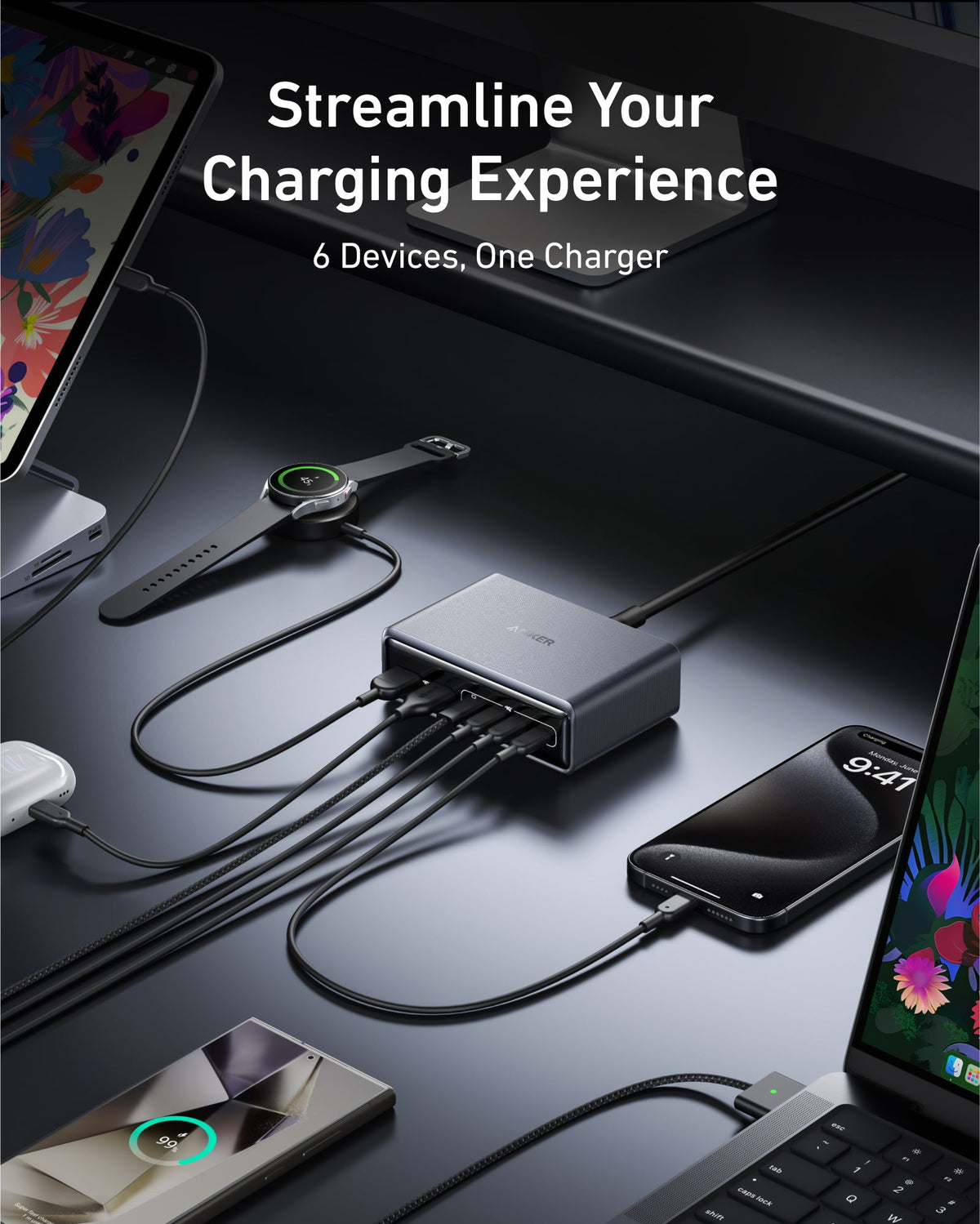 Anker Prime Charger (200W, 6 Ports, GaN) — photo 4 of 6