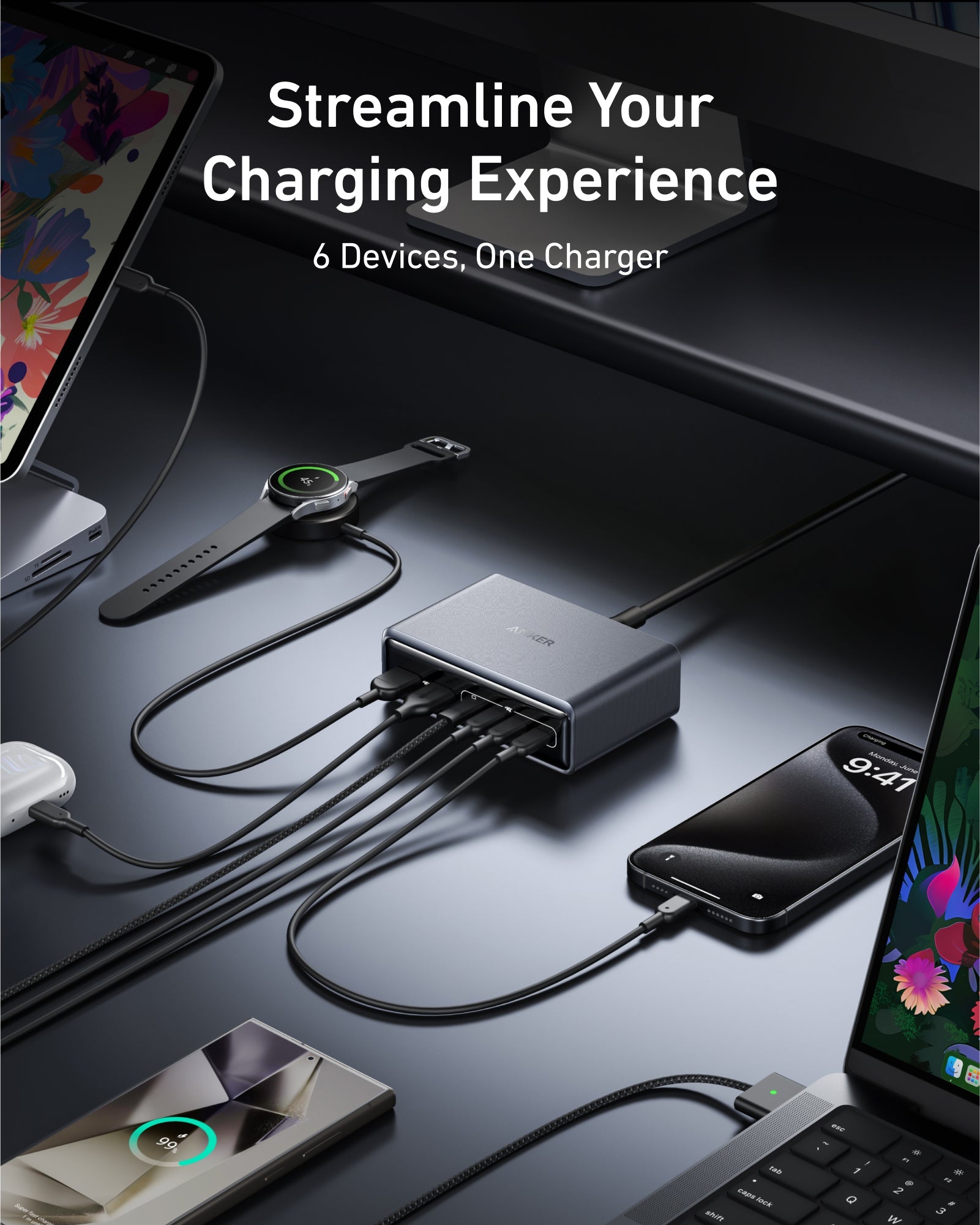 Anker Prime Charger (200W, 6 Ports, GaN) — photo 4 of 6