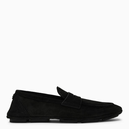 Dolce&Gabbana Black Suede Loafer