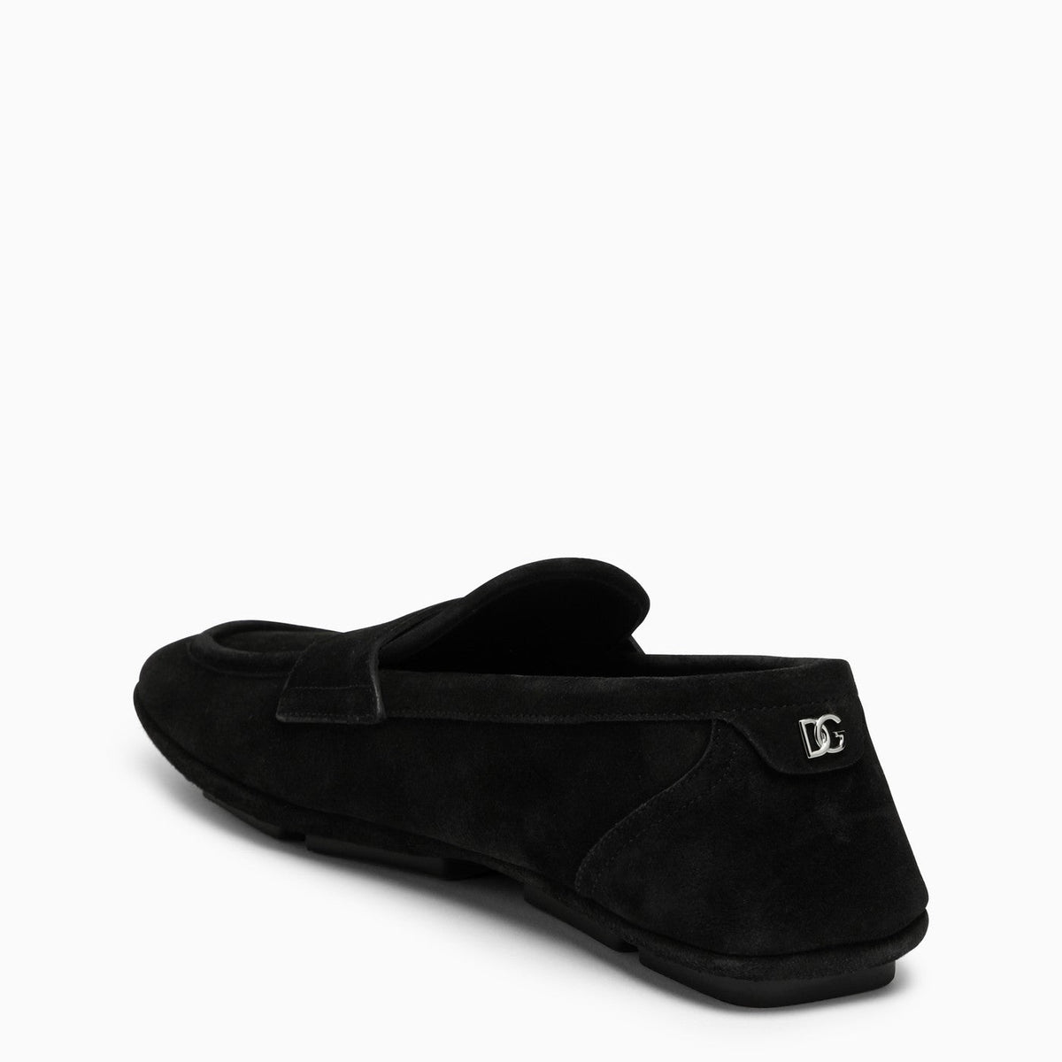 Dolce&Gabbana Black Suede Loafer