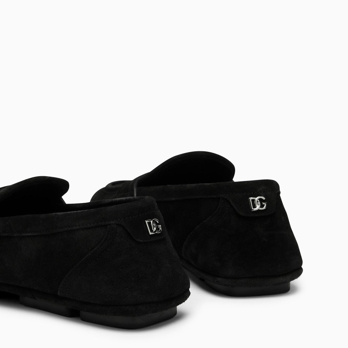 Dolce&Gabbana Black Suede Loafer