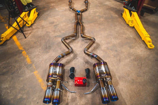 BMW M3 E9X Titanium Valved Sport Exhaust System (V2) — photo 1 of 10