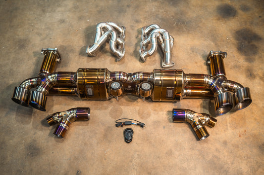 Valvetronic Valved Race Exhaust System for Porsche 911 Turbo 991.1 / 991.2 — photo 1 of 10