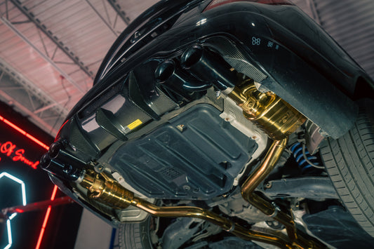 Mercedes C63 AMG W204 Valved Sport Exhaust System — photo 1 of 7
