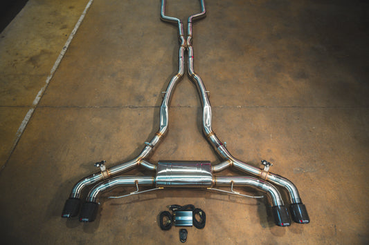 BMW X5M / X6M F95 / F96 VALVED SPORT EXHAUST SYSTEM — photo 1 of 10