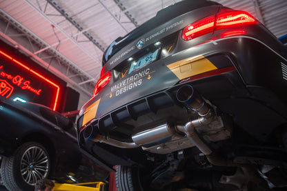 BMW F30 / F22 / F36 / F32 Sportauspuffanlage mit Klappensteuerung (Axleback) F-Chassis