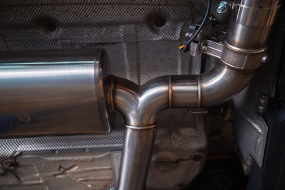 BMW F30 / F22 / F36 / F32 Sportauspuffanlage mit Klappensteuerung (Axleback) F-Chassis