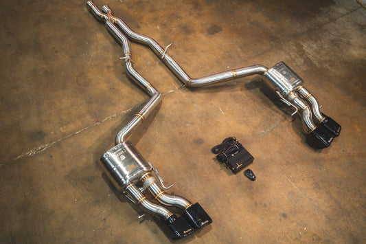 Mercedes W218 CLS63 AMG Valved Sport Exhaust System — photo 2 of 10