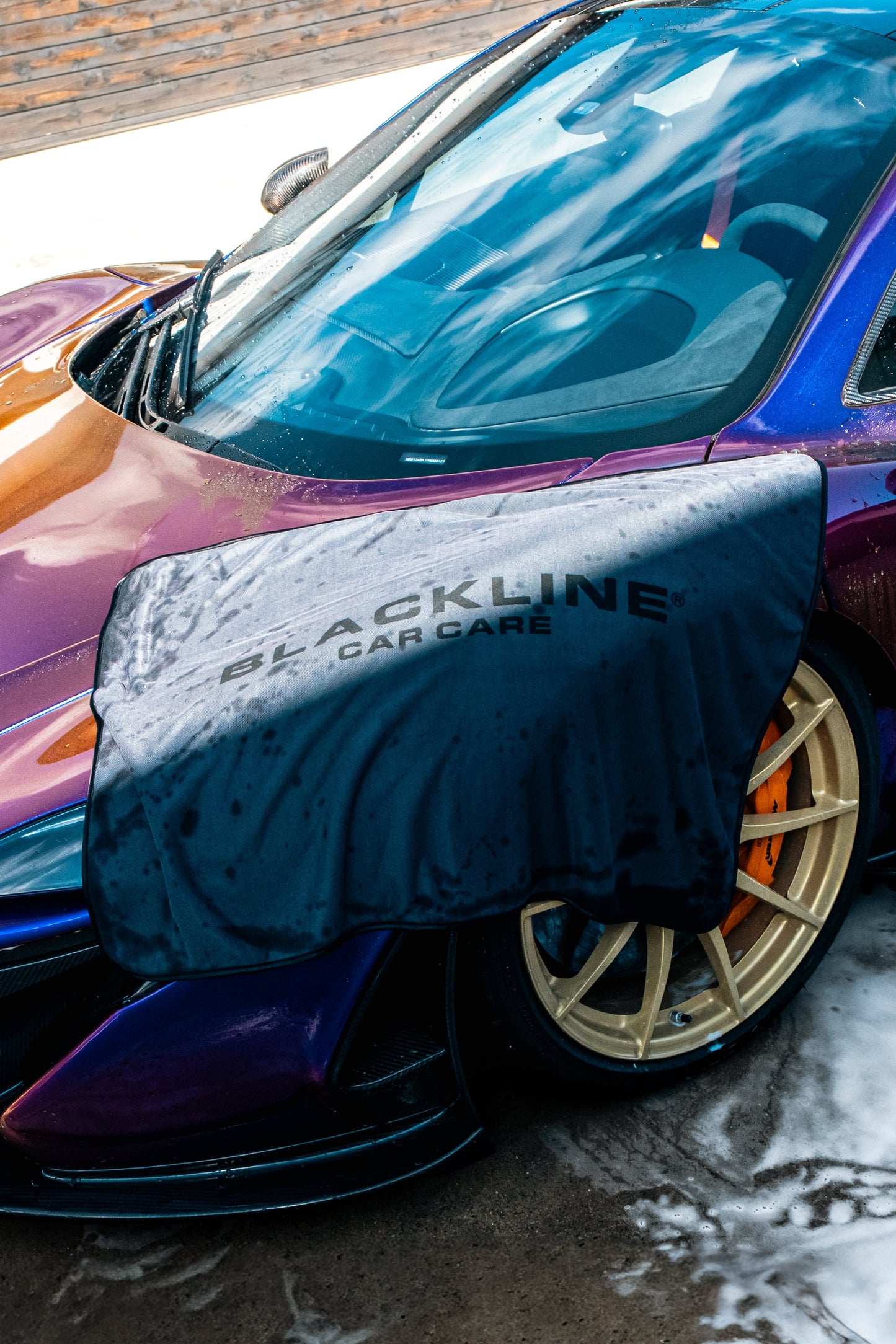 TOALLA DE SECADO BLACKLINE® CON BUCLE RETORCIDO Y DELGADO