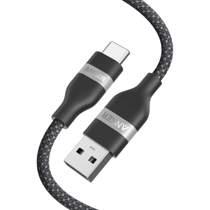 Anker USB-A to USB-C Cable (3 ft / 6 ft, Upcycled-Braided) — photo 1 of 10