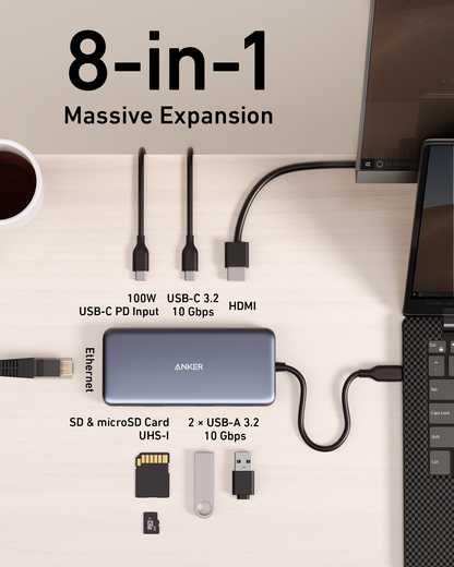 Anker <b>555</b> USB-C Hub (8-in-1) — photo 2 of 6