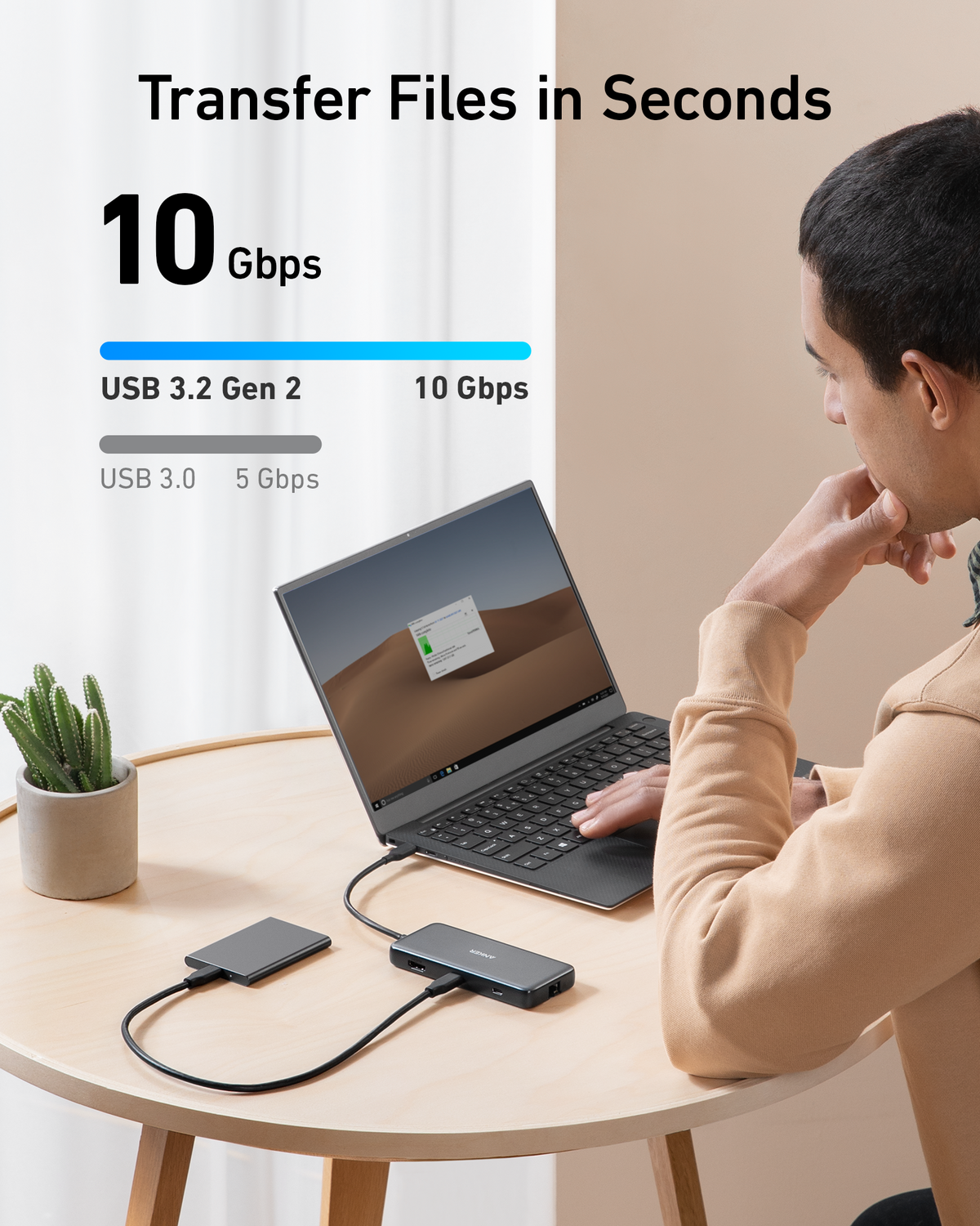 Anker <b>555</b> USB-C Hub (8-in-1) — photo 3 of 6