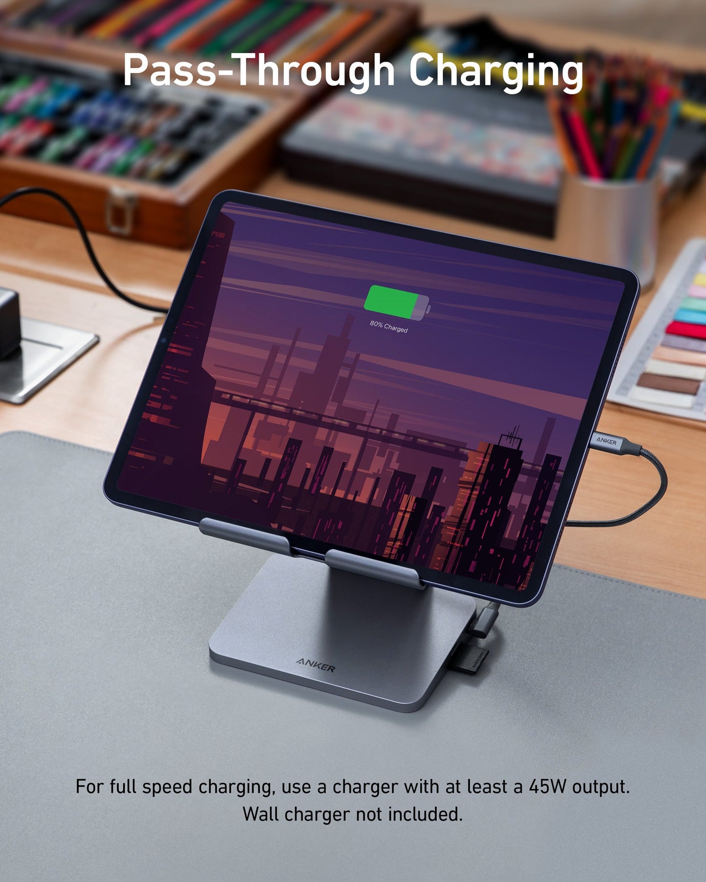 Anker 551 USB-C Hub (8-in-1, Tablet Stand) — photo 4 of 7