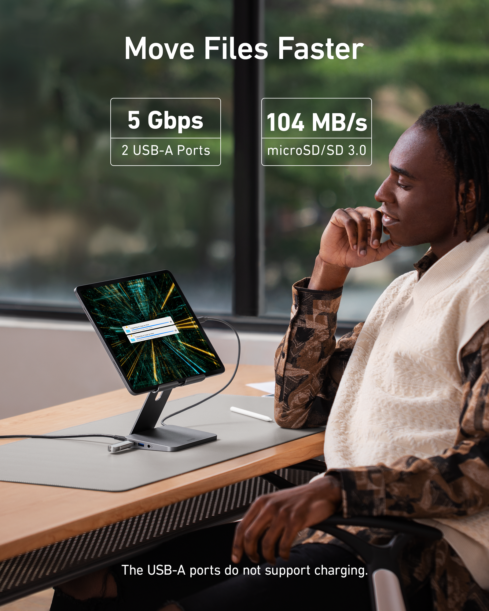 Anker 551 USB-C Hub (8-in-1, Tablet Stand) — photo 6 of 7