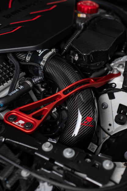 RENNELEMENT G90/G99 M5 3.5” Dry Carbon Fiber Front Mount Intake System