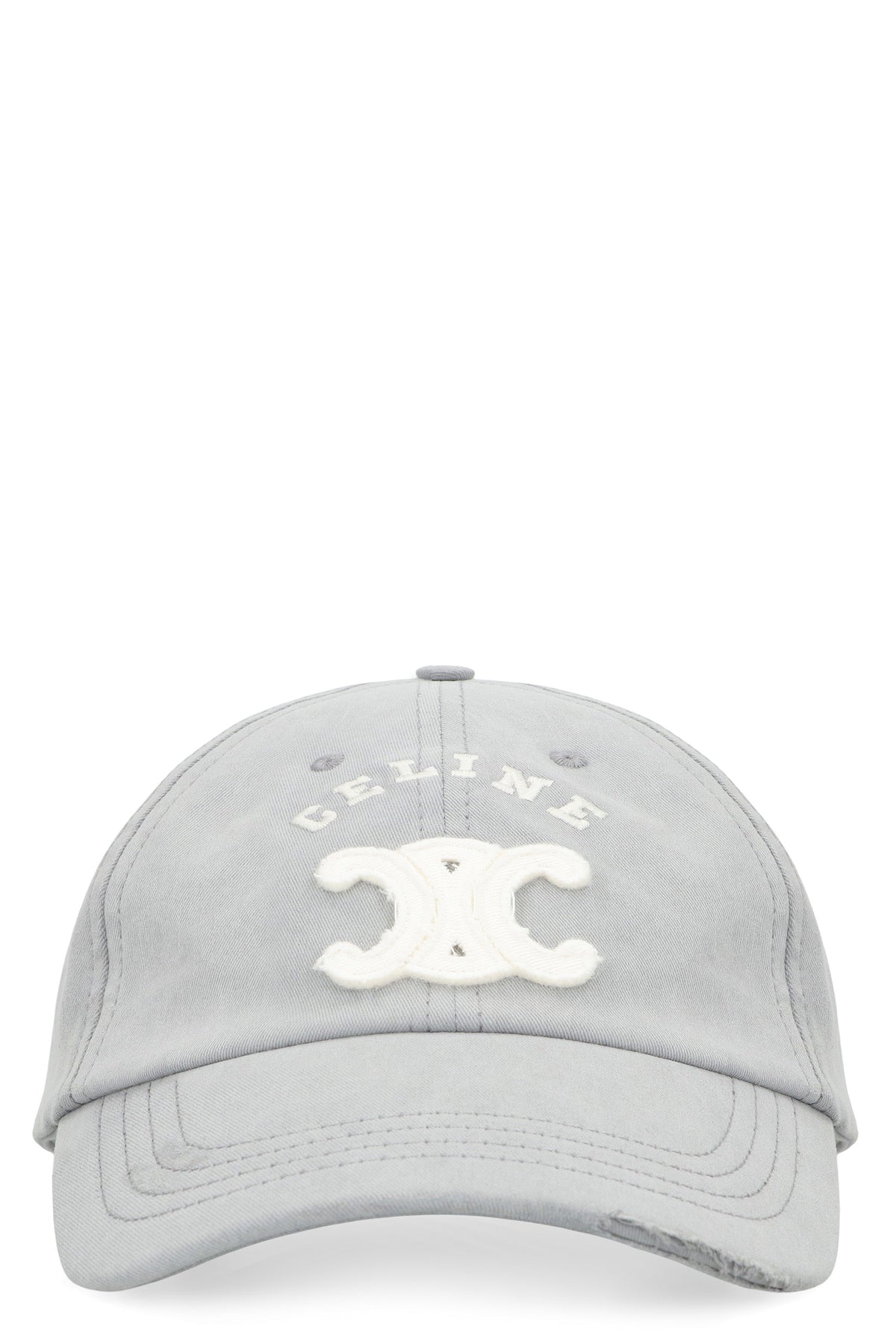 CELINE Triomphe Lightweight Cotton Gabardine Cap