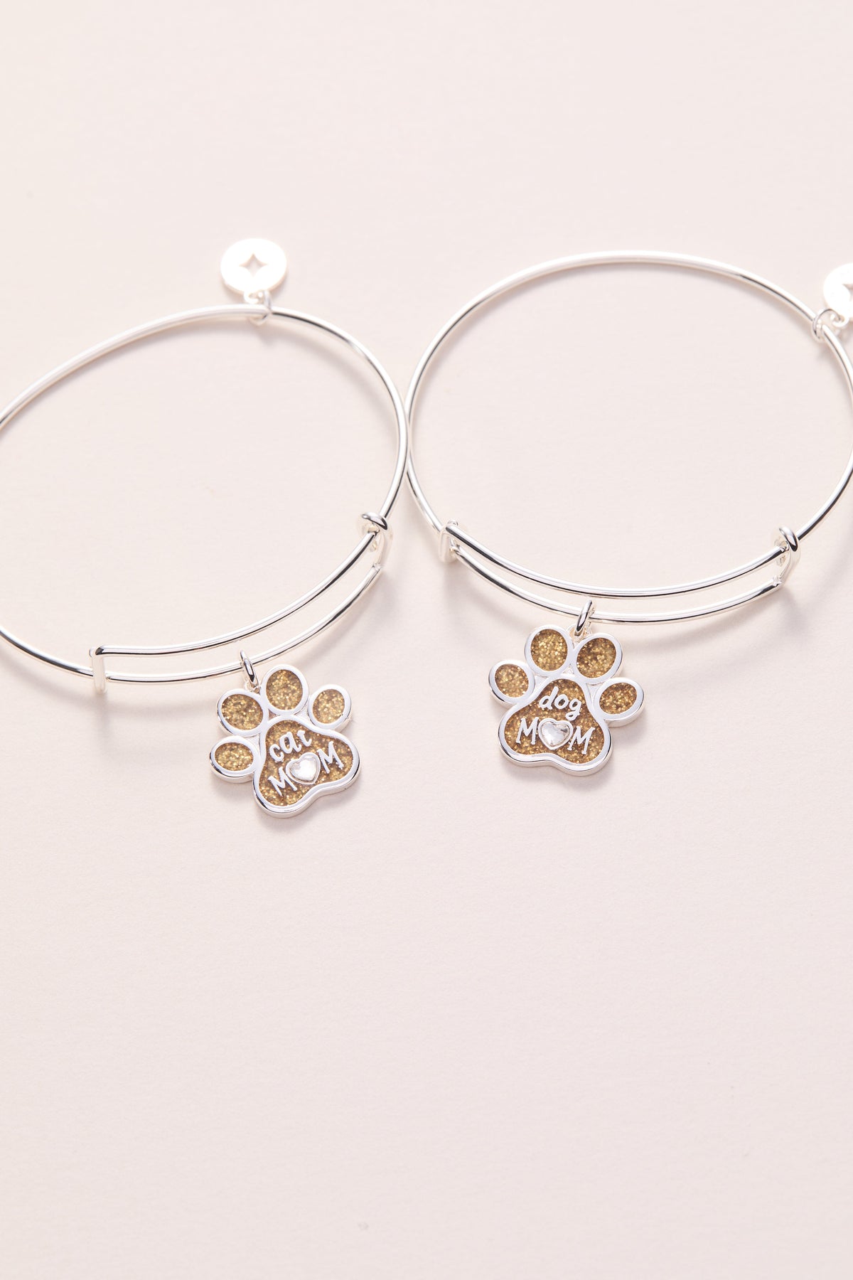 Dog Mom Charm Bangle
