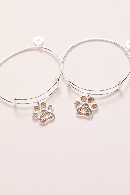 Dog Mom Charm Bangle