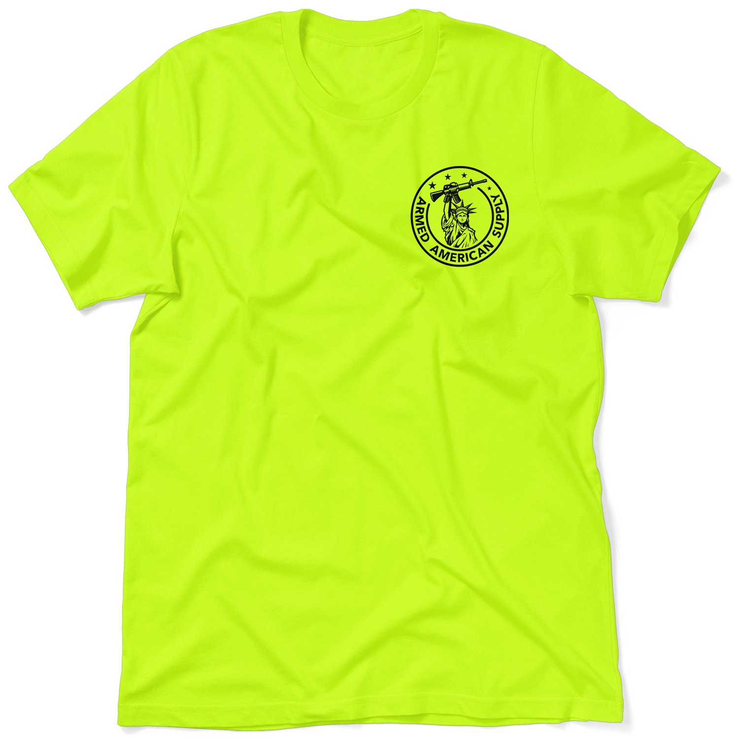 Nobody Cares - Safety Yellow T-Shirt — photo 2 of 3