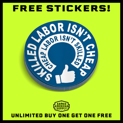 Skilled Labor Hard Hat Decal — photo 2 of 2