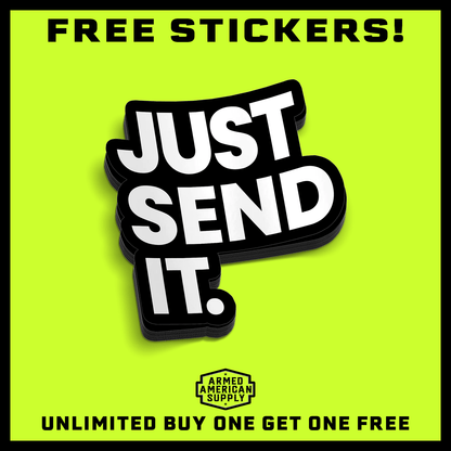 Just Send It Hard Hat Decal — photo 2 of 2