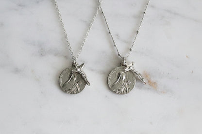 St. Therese of Lisieux & Crucifix | Sterling Silver