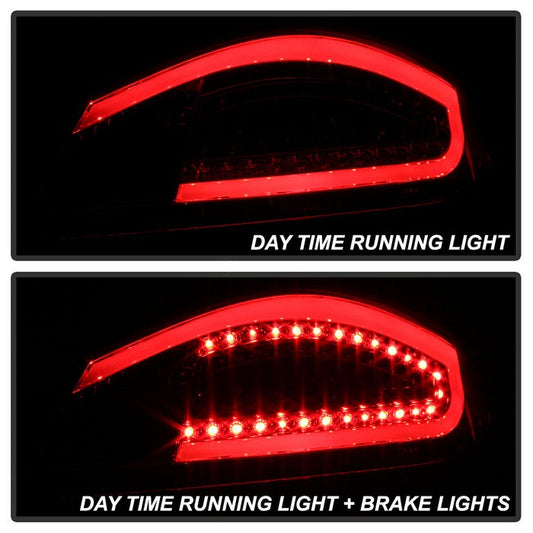 SPYDER xTune 05-08 Porsche Boxster (987) LED Tail Lights - Red Smoke (ALT-ON-P98705-LED-RS) 9038617