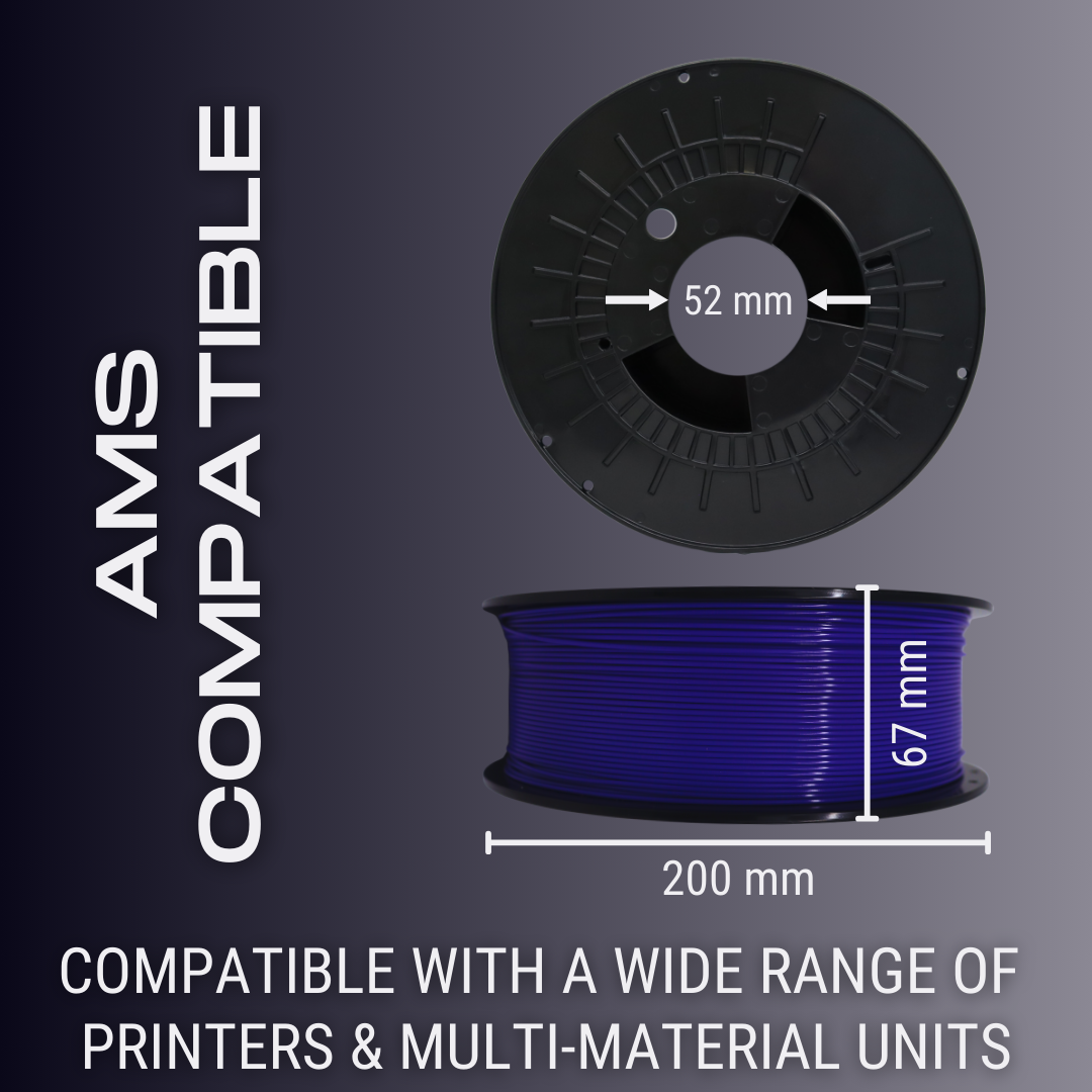 Graphite AF Silk PLA 3D Printer Filament, 1.75 mm Diameter, 1 kg Spool — photo 5 of 7