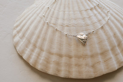 Chaste Heart of St. Joseph Bracelet in Sterling Silver