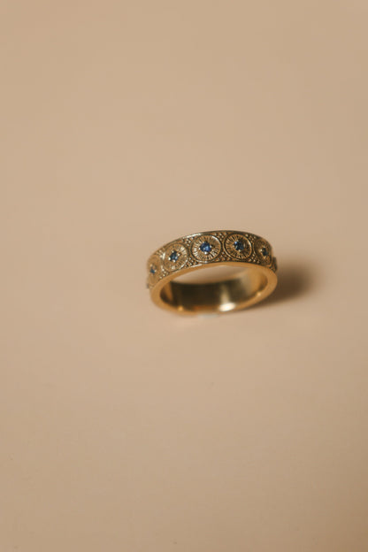 Marielle | Gold Vermeil & Sapphire