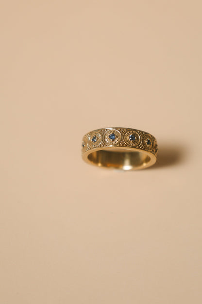 Marielle | Gold Vermeil & Sapphire
