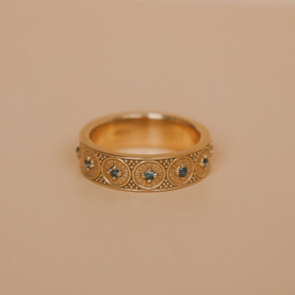 Marielle | Gold Vermeil & Sapphire