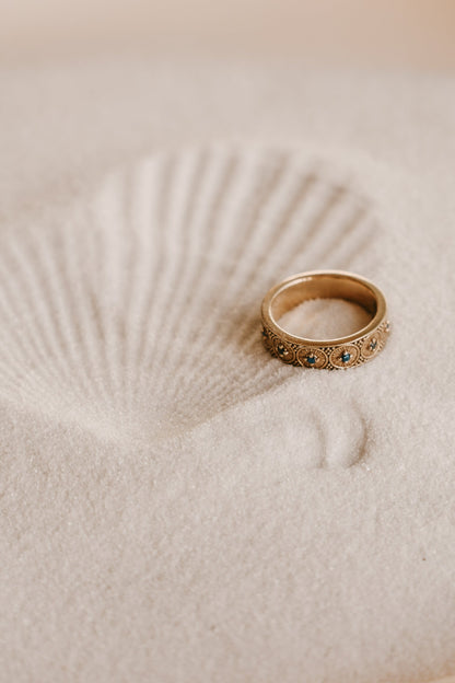 Marielle | Gold Vermeil & Sapphire
