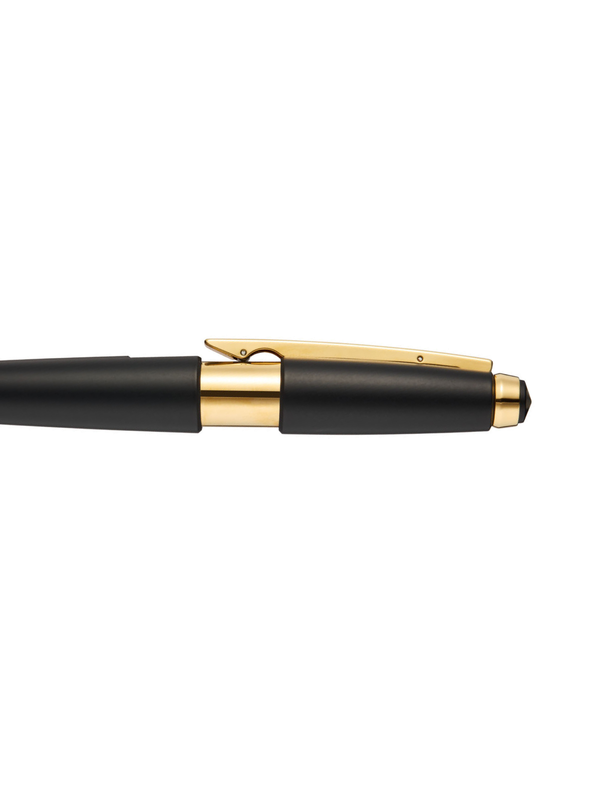 Edge™ Matte Black Lacquer with Gold PVD Appointments Selectip® Rollerball Pen