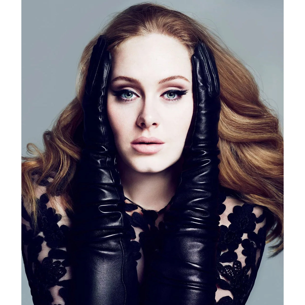 Lucia (black) - Italian unlined 6-button length leather opera gloves — photo 10 of 10
