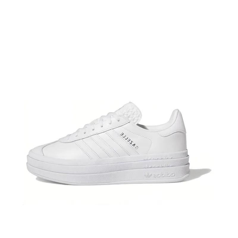 Adidas Gazelle Bold 'Triple White' - Women's Platform Sneakers