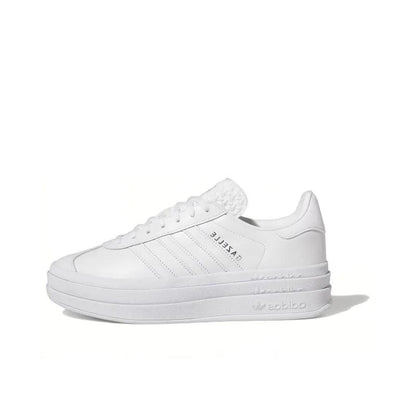 Adidas Gazelle Bold 'Triple White' - Women's Platform Sneakers