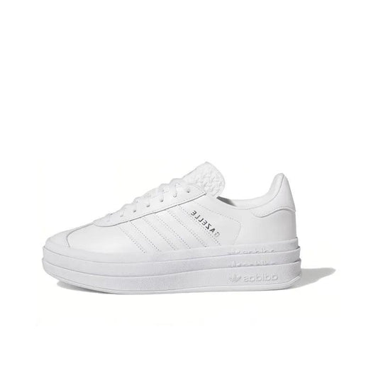 Adidas Gazelle Bold 'Triple White' - Women's Platform Sneakers