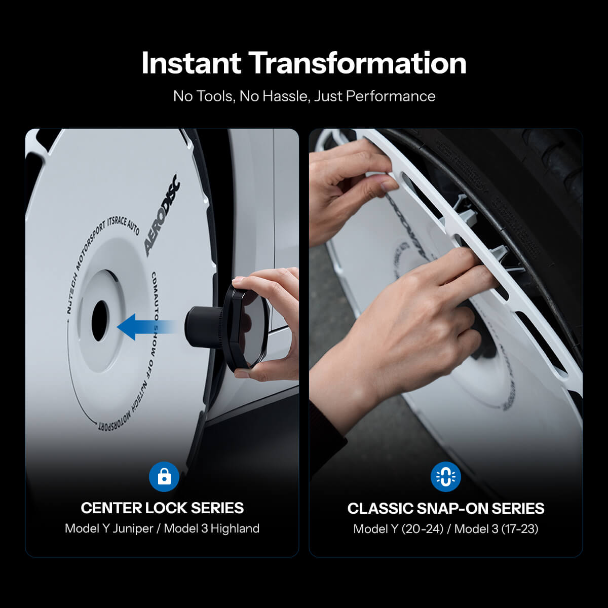 TESERY Aero DISC Wheel Covers for Model Y / Model 3 Highland — photo 7 of 10