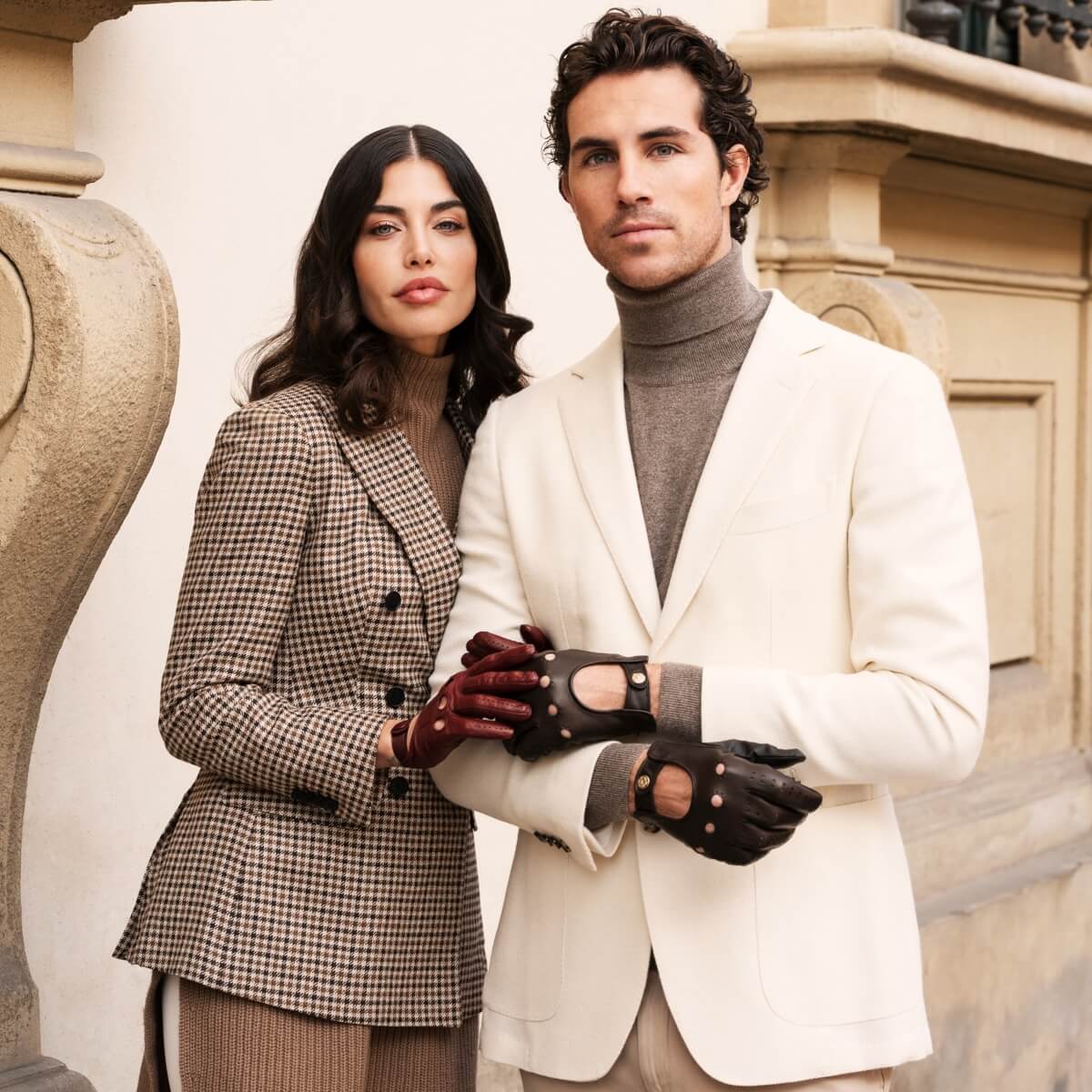 Alessa (cordovan) - Classic Italian lambskin leather driving gloves — photo 4 of 10