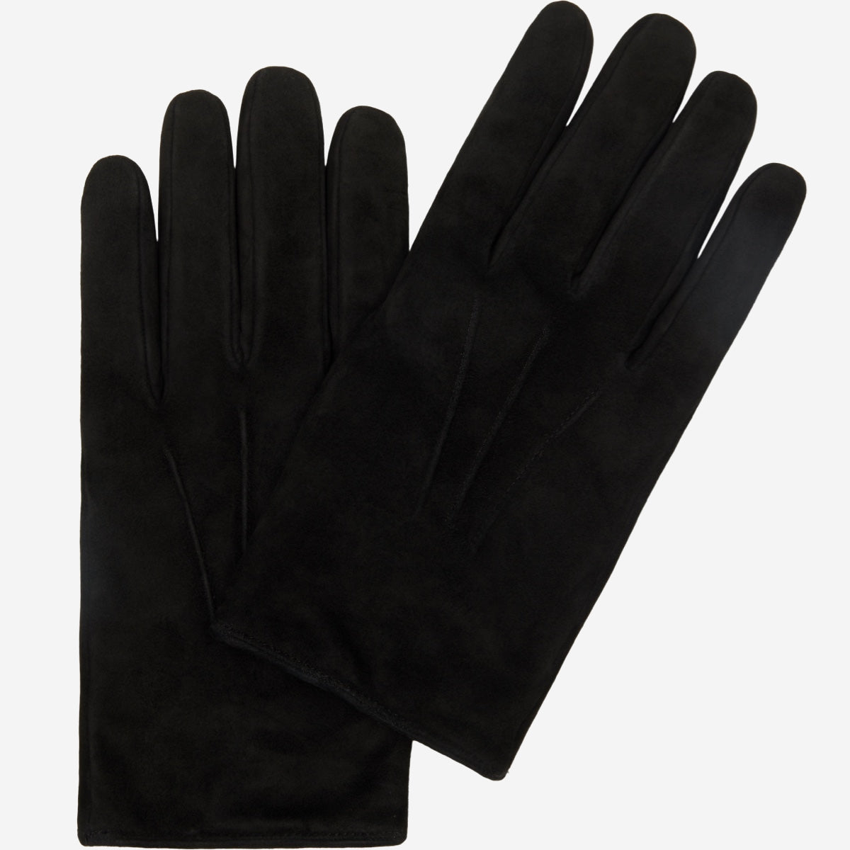 Angelo (black) – Italian suede leather gloves with luxurious cashmere lining — photo 3 of 10