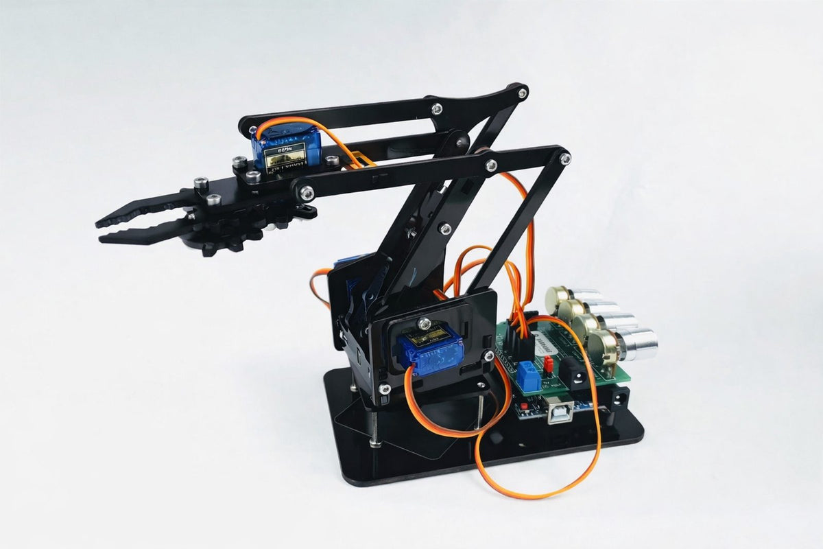 Barnabas Arduino-Compatible Robot Arm Kit With Joystick Control (Ages: 13+)