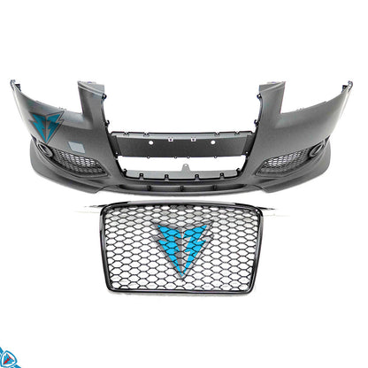 2006-2008 Audi A3 (8P) RS3 Style Polypropylene Front Bumper Conversion Kit | E3Tuning — photo 3 of 8