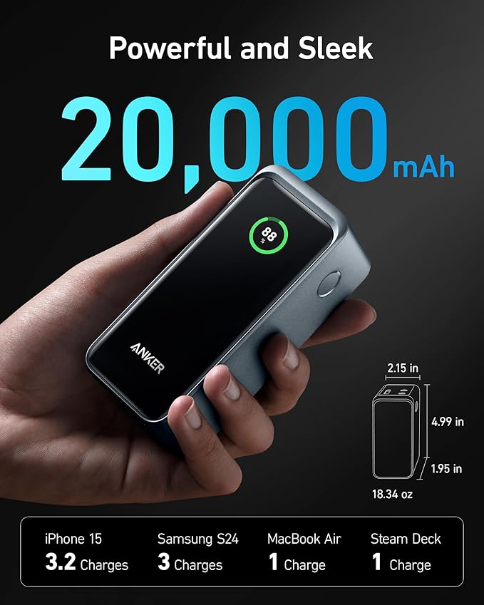 Anker Prime Power Bank (20K, 200W) — photo 3 of 10