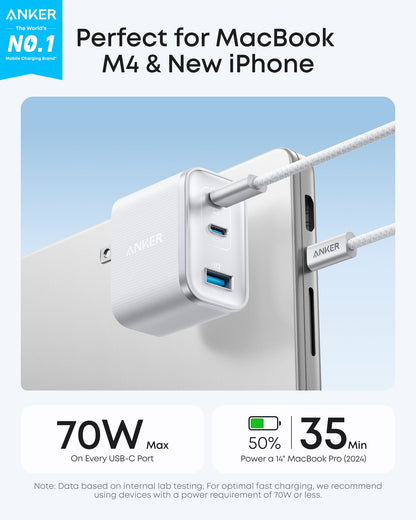 Anker Nano Charger (70W, 3 Ports) — photo 2 of 10
